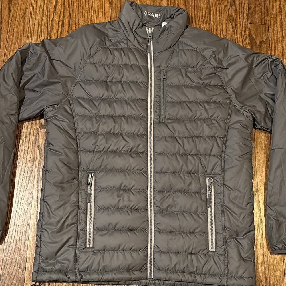 Cutter & Buck Barlow Pass Men’s Puffer Jacket Size Large Grey - Picture 6 of 12